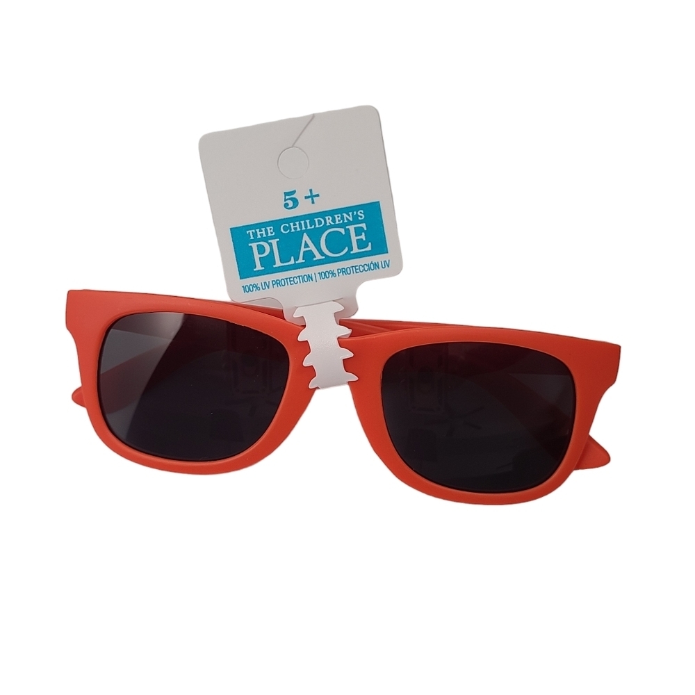 The Childrens Place Toddler Unisex Orange Sunglasses Size 5 + Boys Girls